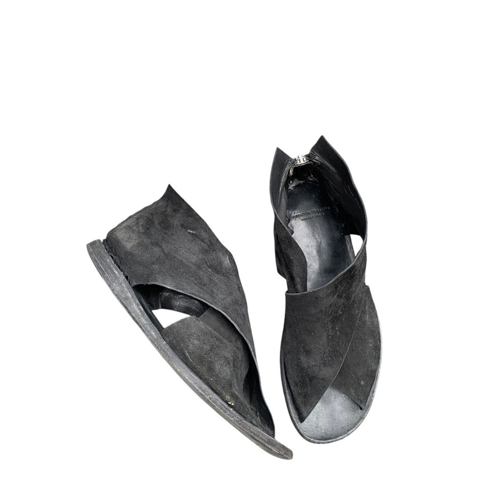 Officine Creative Black Minimalist Sandals